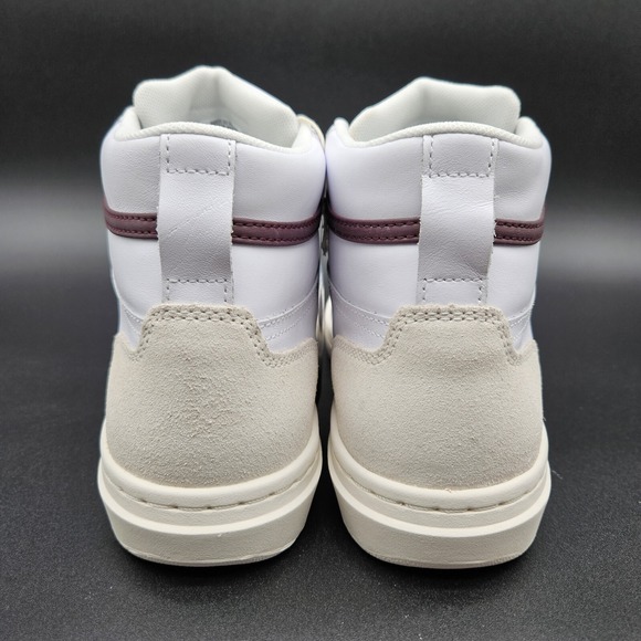 Converse Mens 8 Womens 9.5 Pro Blaze Classic Mid Top White Violet Shoes Sneakers - Picture 3 of 7